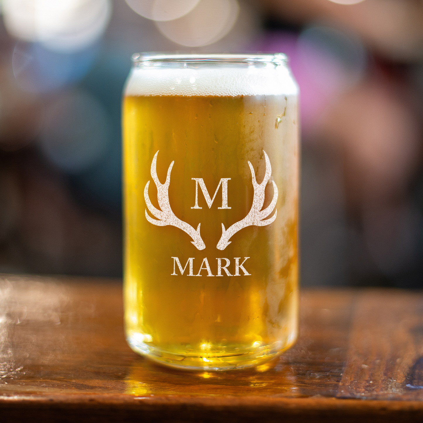 Personalized Beer Can Glass For Groomsmen
